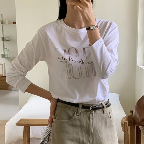 James-7-NICE漸層色字母T-棉100%-象牙白. 杏色. 黑色-$580-F-01