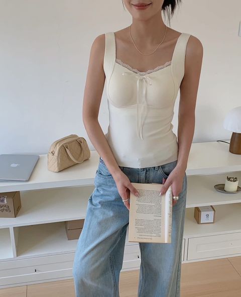 92_0926_6Y120_20_蝴蝶結彈性背心_象牙白奶茶色黑色_ML_$480  (1)
