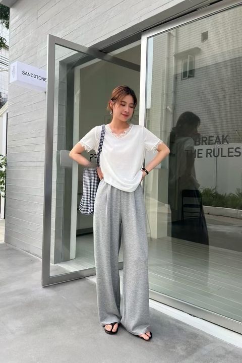 92_1015_6Y166_21_腰壓褶寬褲休閒褲_淺灰黑色深灰_F_$480  (1)