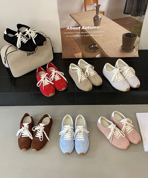 92_1021_7Y159_72_Honey bun-0302-1-78_真皮簡約綁帶休閒鞋_黑色紅色卡其米灰咖啡天藍粉色_225-25_底高2.5cm_$1190 (2)