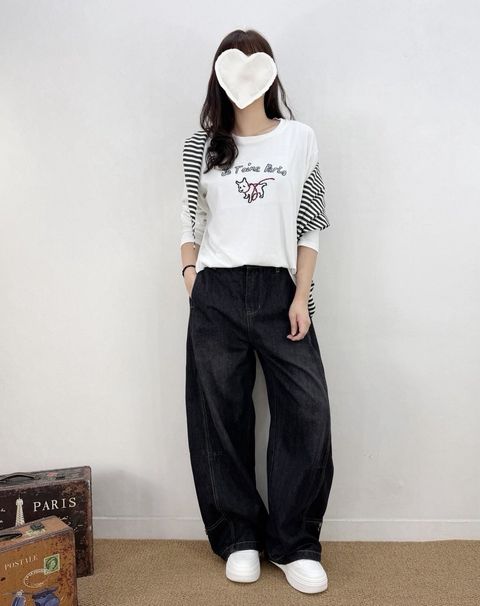 11_1023_J25774_28_可愛刺繡字母狗狗素衫_附披肩_灰色白色_F_4680  (1)