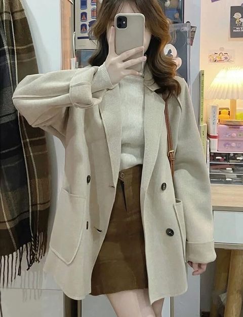 92_1011_6Y202_35_柔光呢感雙排釦外套_杏色黑色咖啡_F_$880  (1)