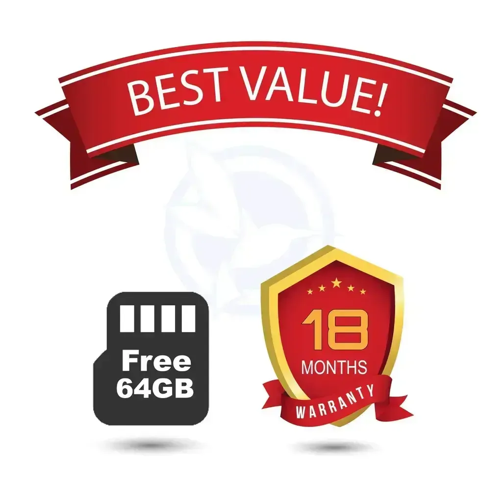 64GB included