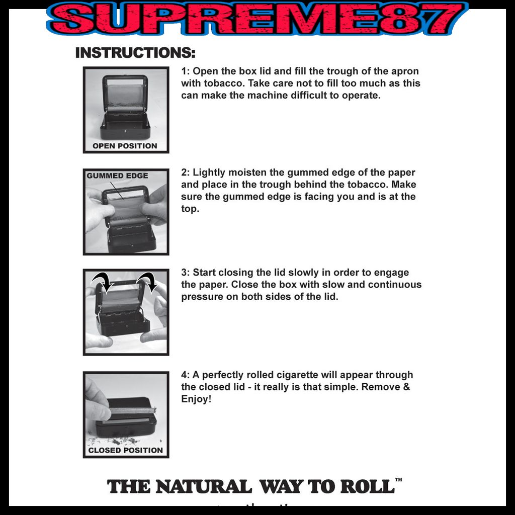 roller box instruction