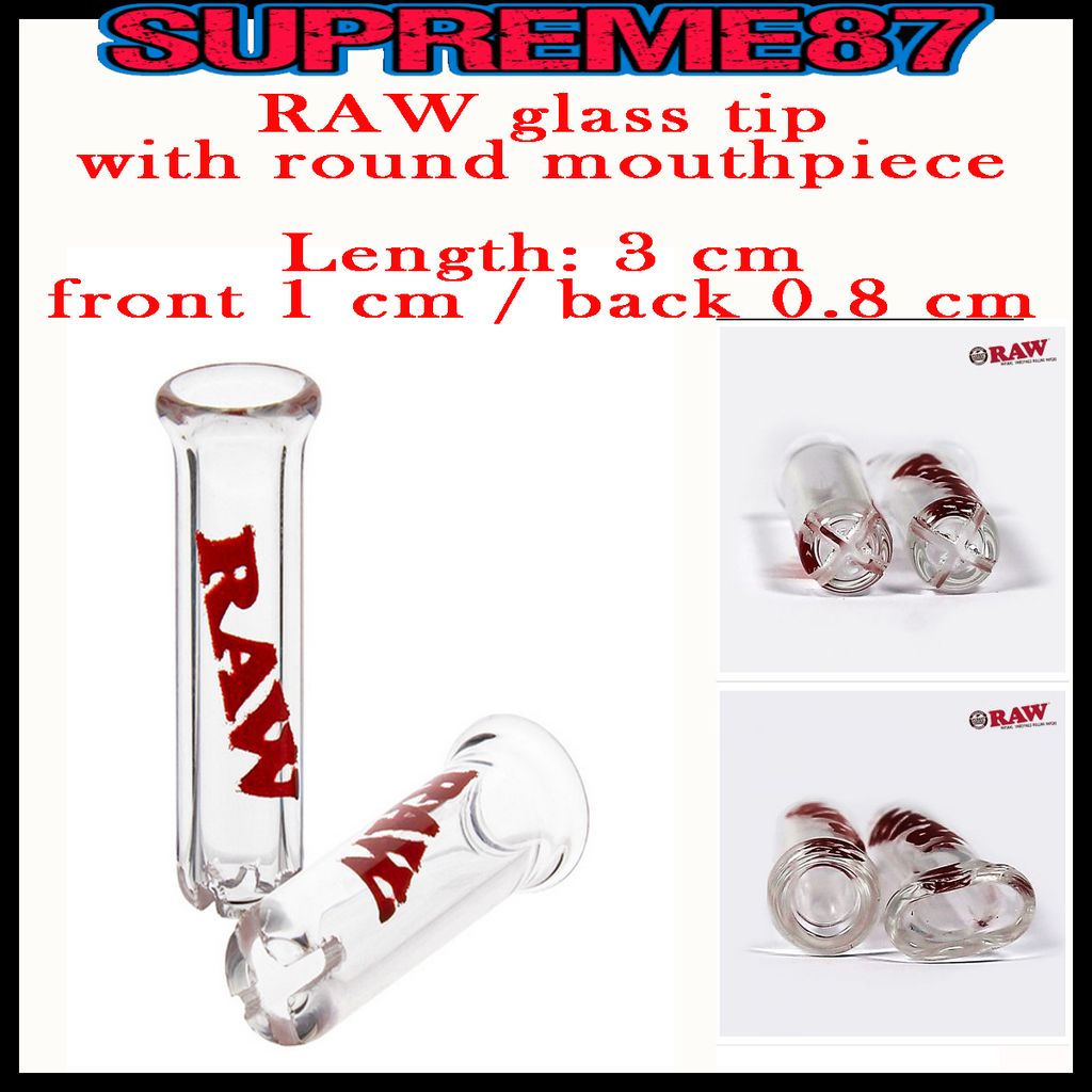 x glass tips round