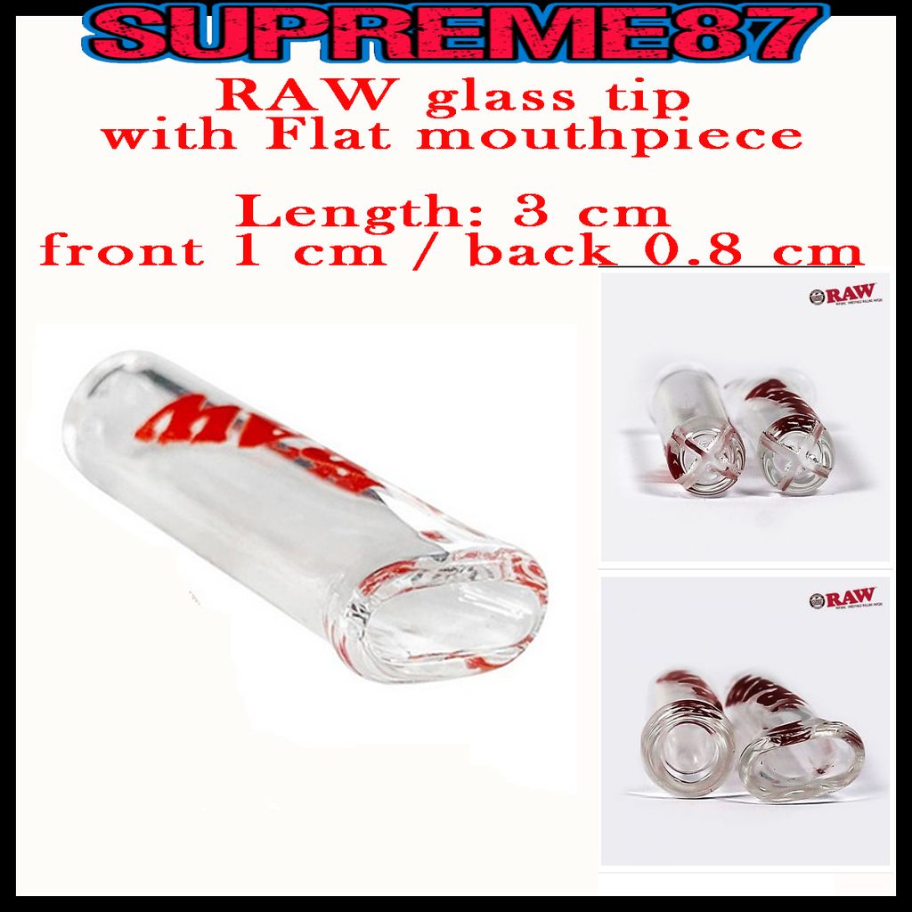 x glass tips flat