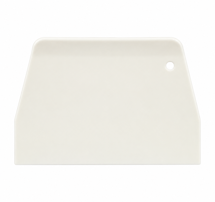 Minimalist Cream Plastic Scraper