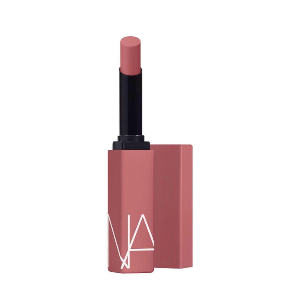 NARS_FA22_PowermatteLipstick_PDPCrop_Soldier_AmericanWoman_Angled_Open_GLBL_B_2000X2000