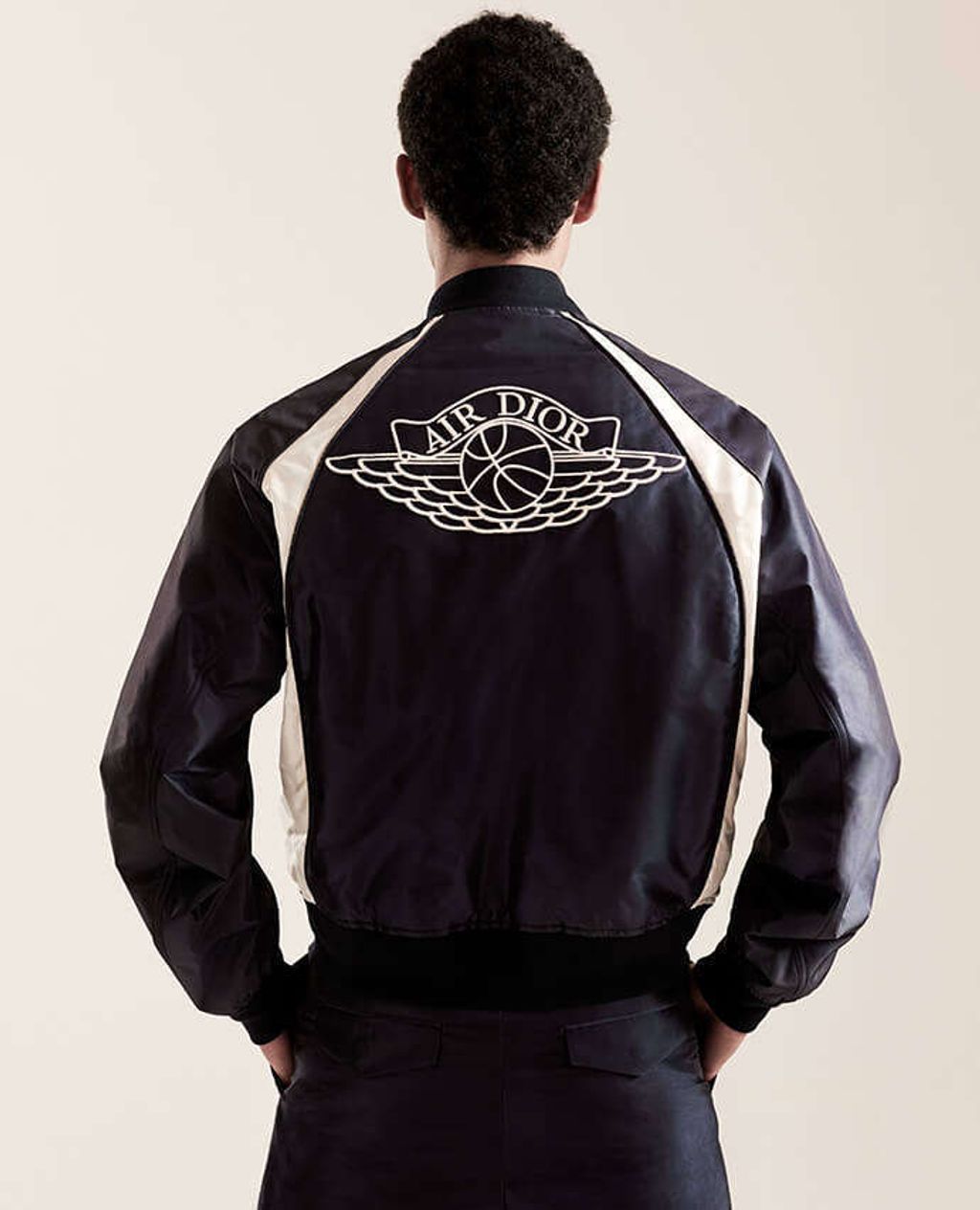 Air Dior Wings Logo Silk Bomber Jacket – BudgetFlexors