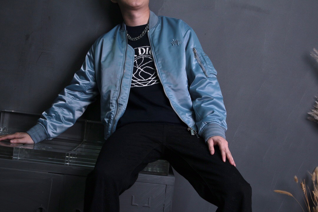 【ディオール】SHAWN STUSSY　ピークド カシミヤ ジャケット　48 PhotoNov262024_45447PM_1_edbb2