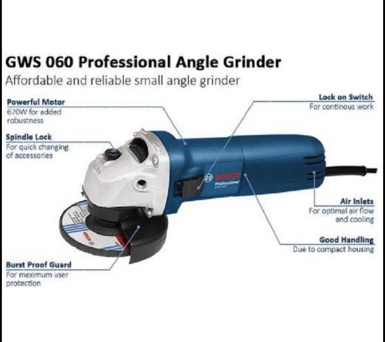 Bosch GWS 060 4\