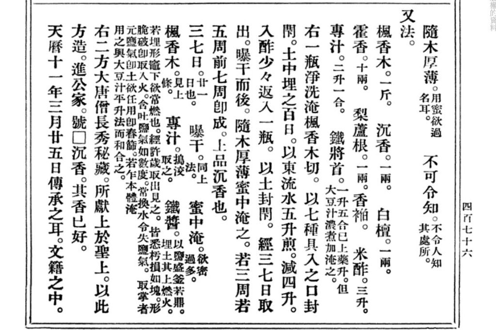 【閒談複方。貳】