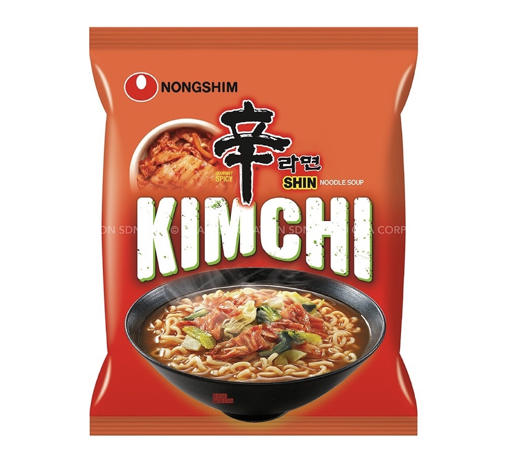 Nongshim Shin Kimchi Ramyun Instant Noodle [ Made In Korea ] [ Halal