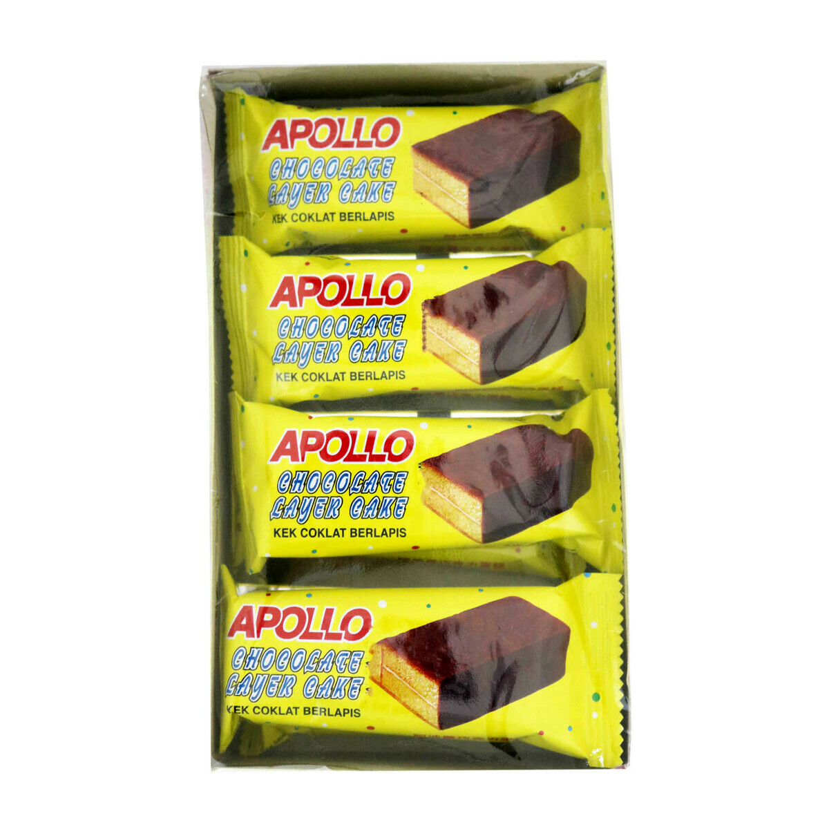 Apollo Chocolate Layer Cake Family Pack 8X18G Snack/Jajan – Pasar Mini ...