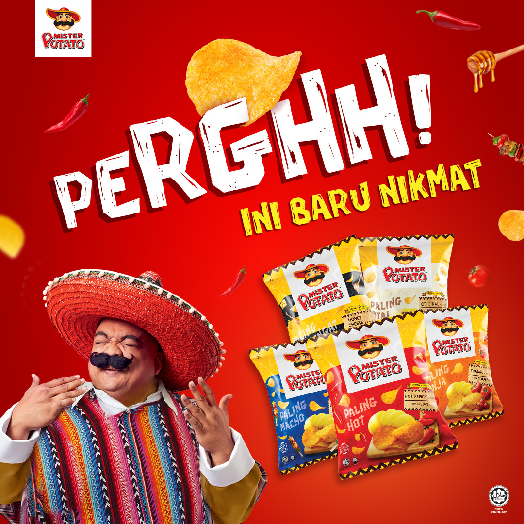 Mister Potato Chips Original Flavour 75G Pasar Mini G'Mas