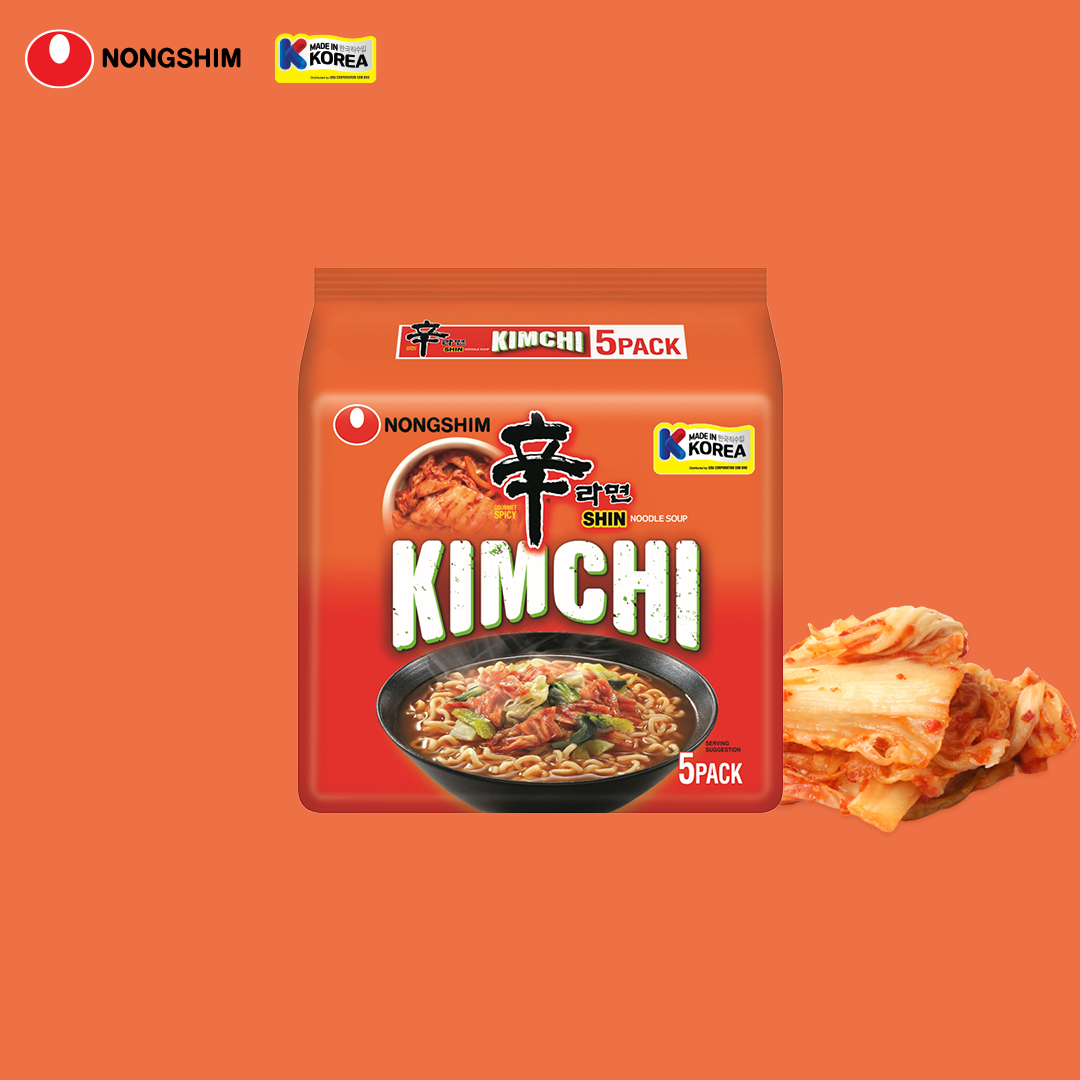 Nongshim Shin Kimchi Ramyun Instant Noodle [ Made In Korea ] [ Halal