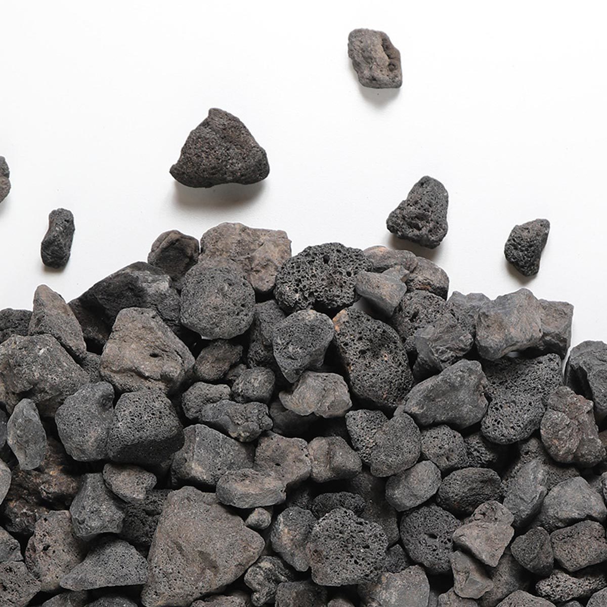 Crushed Black Lava Rock Aquatic Haus