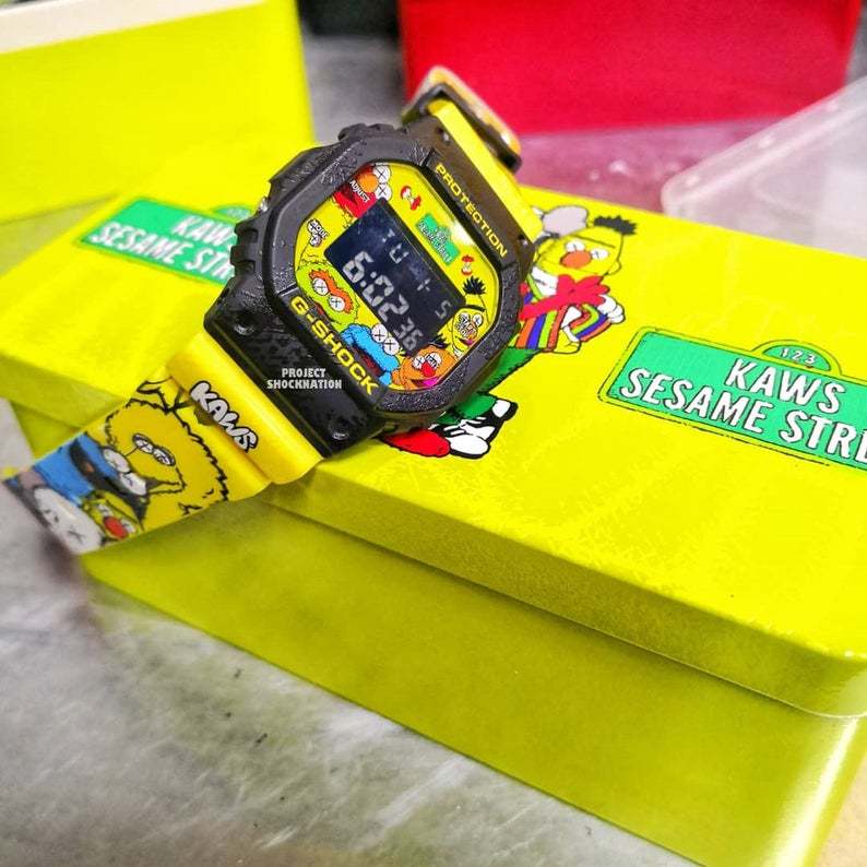 DW-5600 Kaws x Sesame Street (Yellow) 4.jpg DW-5600 Kaws x Sesame Street (Yellow) 4.jpg