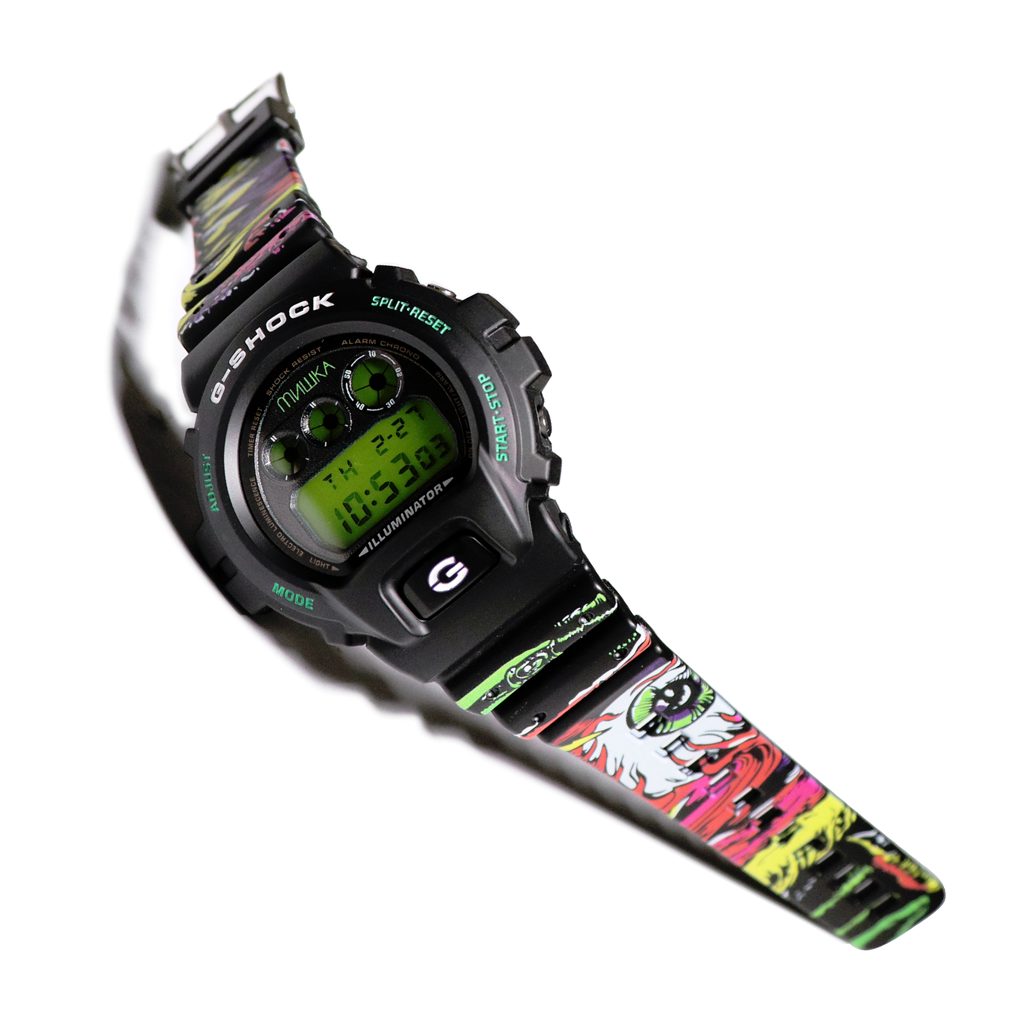 G-Shock DW-6900 Mishka Street Custom Design and assembled Digital