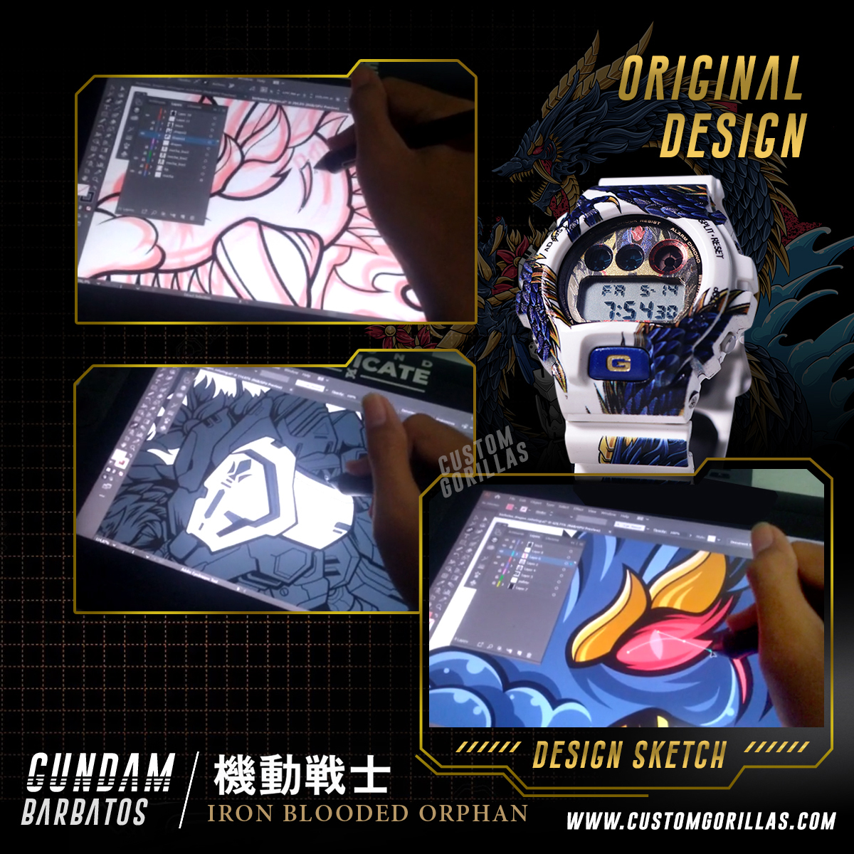 Premium Gundam DW-6900 Set with Spec 8 (Custom Gorillas).jpg Premium Gundam DW-6900 Set with Spec 8 (Custom Gorillas).jpg