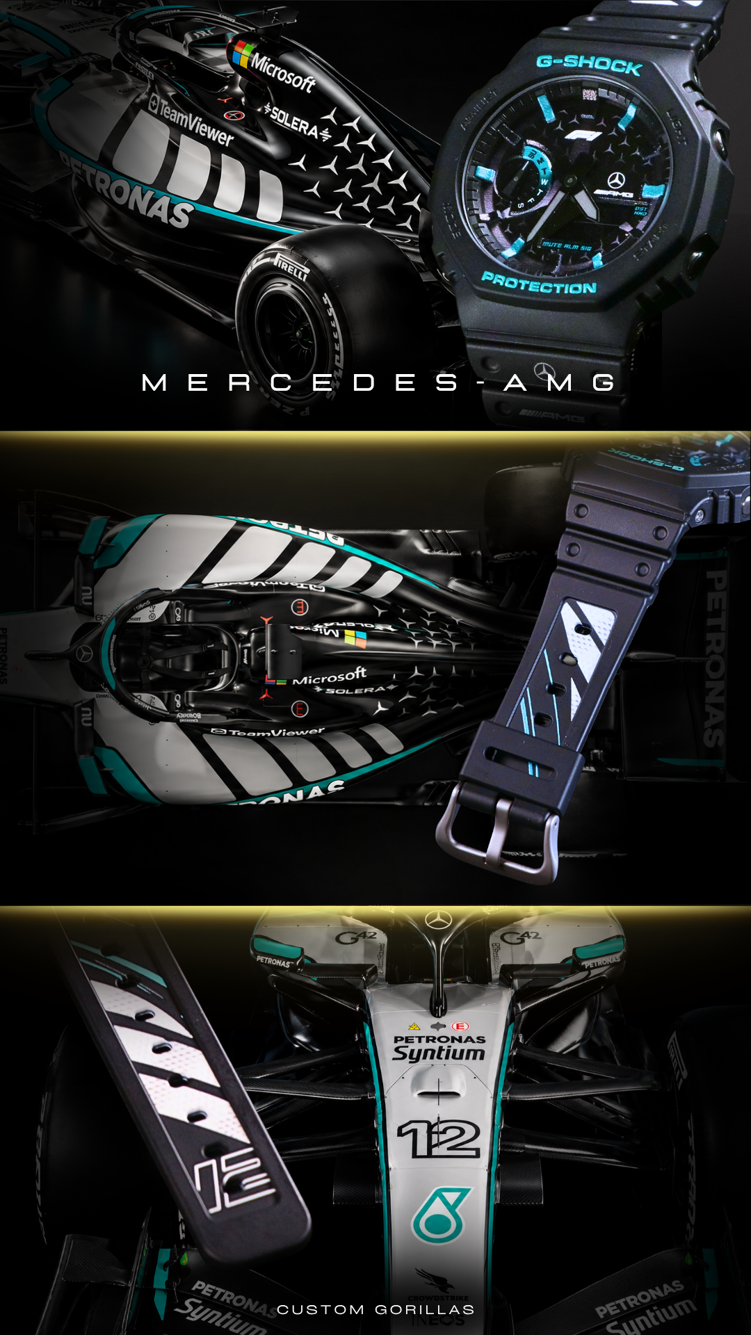 F1 Ferrari GA-2100 Watch Inspiration Poster