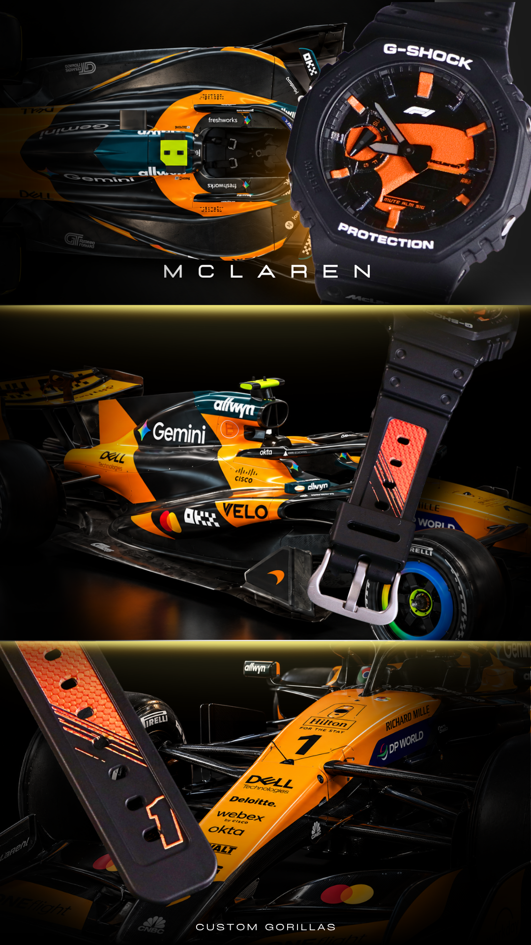 F1 Ferrari GA-2100 Watch Inspiration Poster