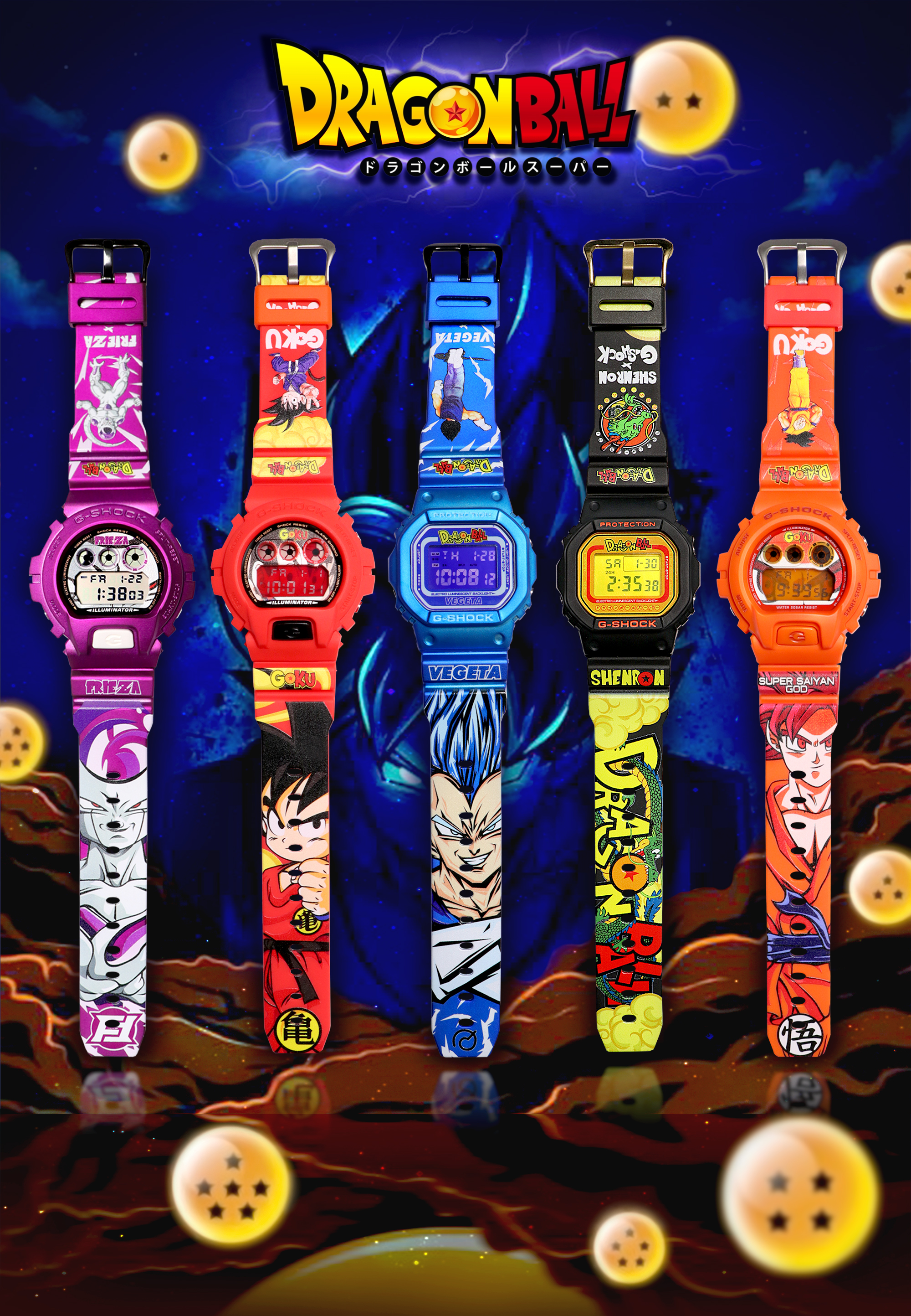 Dragon Ball G-Shock Watch Poster - A3.jpg