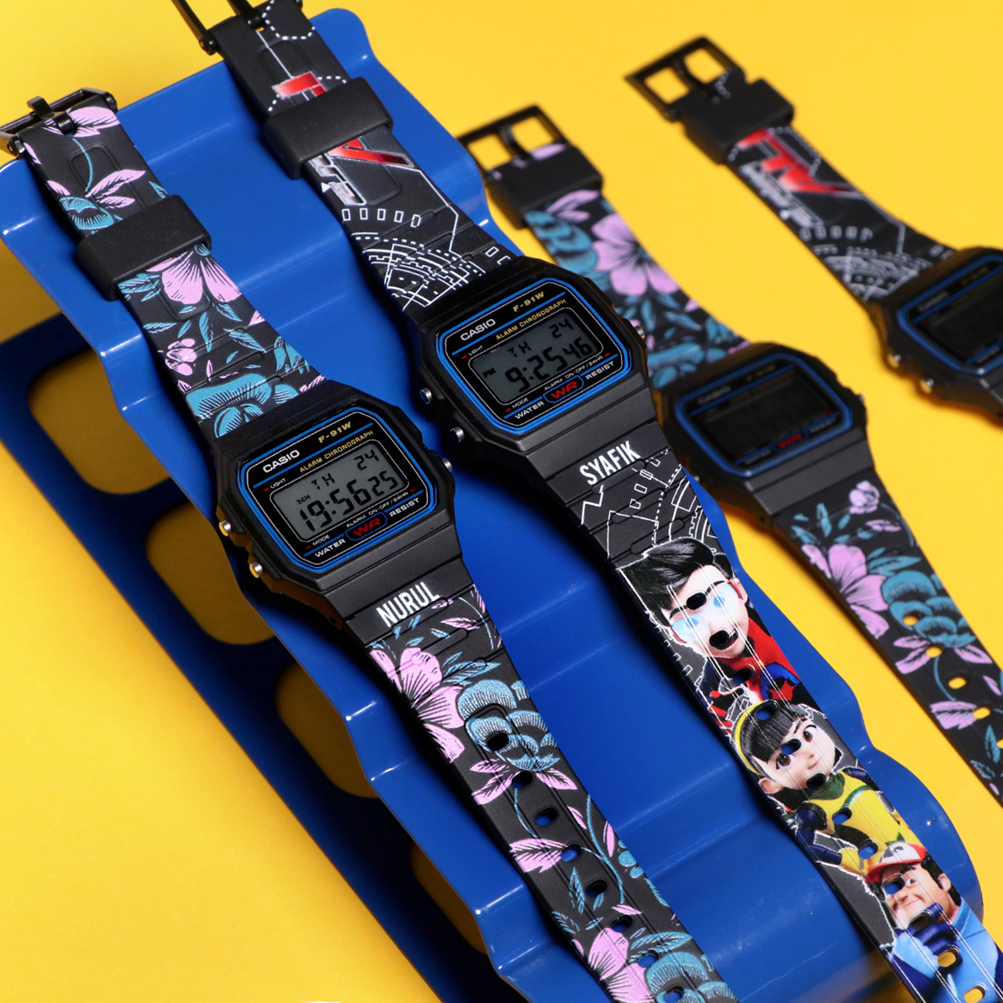 Custom Casio F91 chameleon 