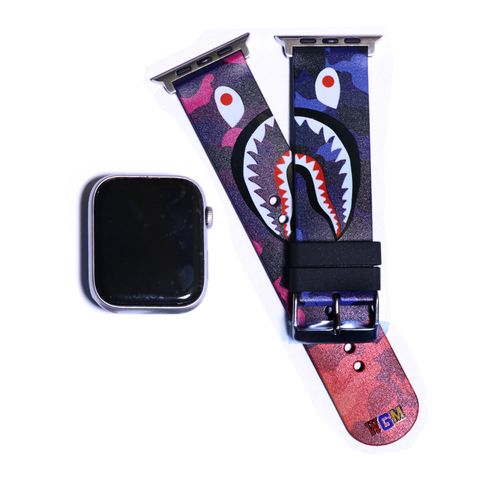 Japanese Dragon Pattern TPU Wrist Strap Apple Watch Band 38mm /42mm /44mm  for iWatch Series 4 3 2 1 – Custom Gorillas