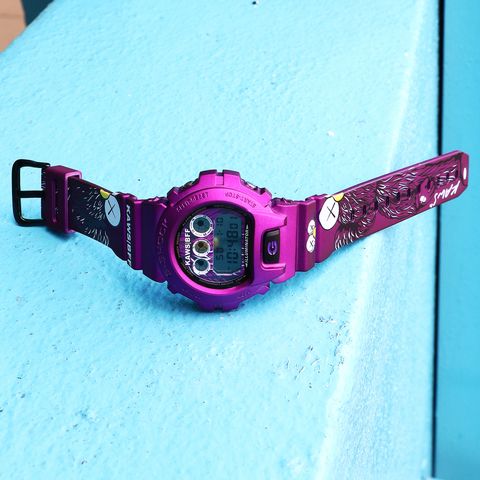 G-Shock DW-6900 Purple Satin KAWS BFF Special Custom Design