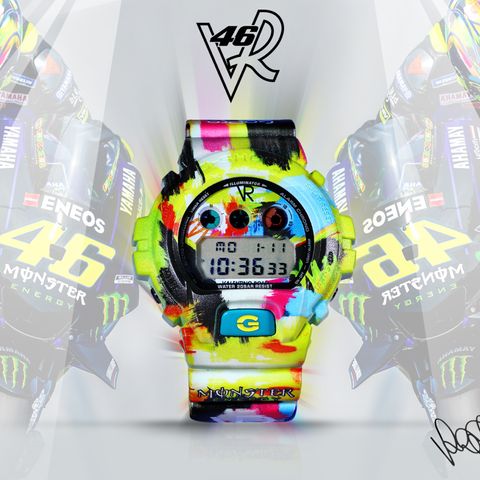 Valentino Rossi VR46 Design - DW-6900 Watch – Custom Gorillas