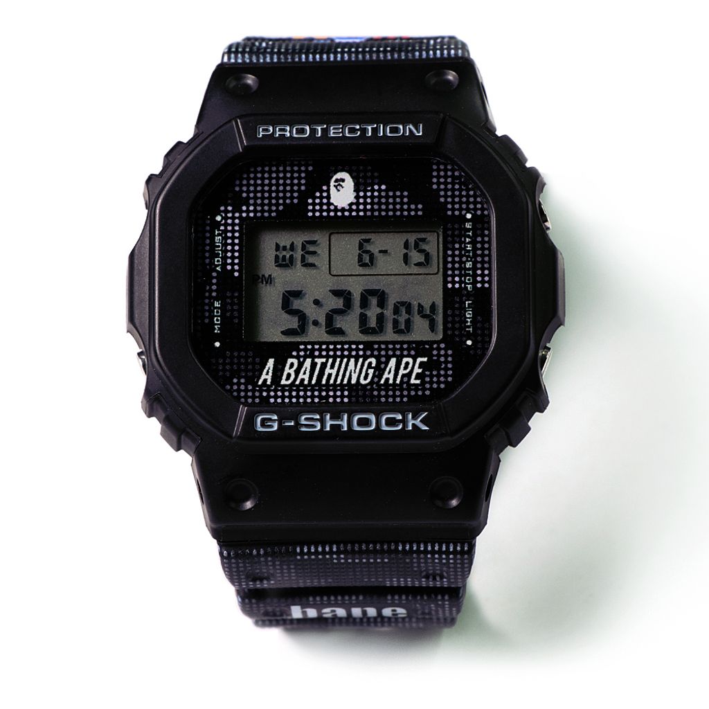 WGM x Bape Custom Design on DW-5600 G-Shock Watch – Custom WGM x Bape Custom Design on DW-5600 G-Shock Watch – Custom