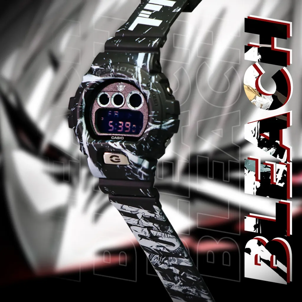 Bleach B W Custom Designed Dw 6900 G Shock Watch Custom Gorillas