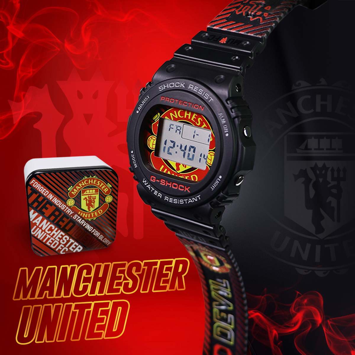 Manchester United Custom Design DW-5750 G-Shock Watch – Custom Gorillas