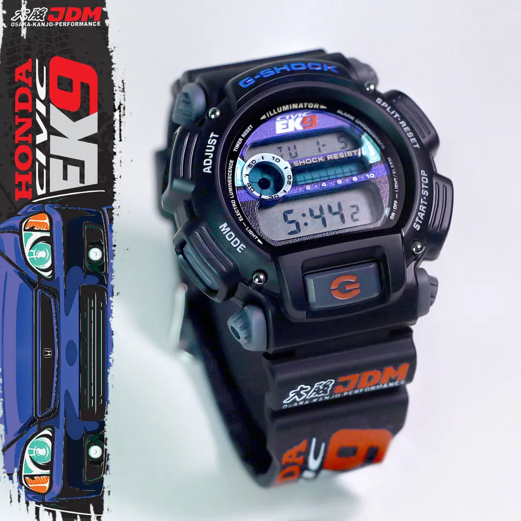 Ek9 Honda Civic Type R Custom Design Dw 9052 G Shock Watch Custom Gorillas