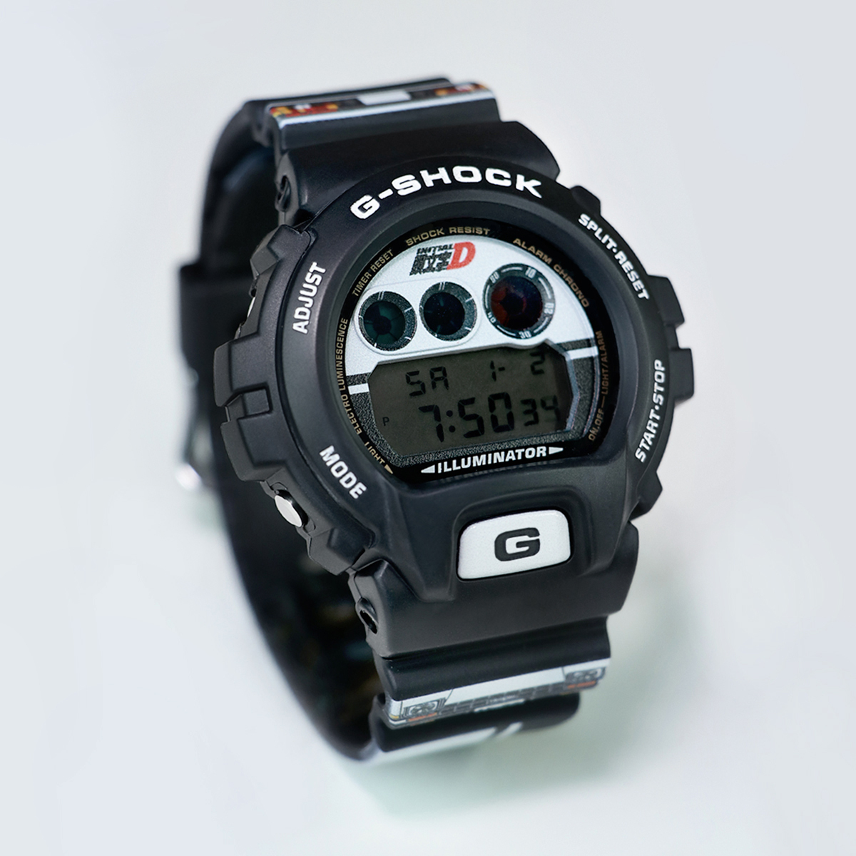 dw-6900 Initial D G-Shock 文字頭D 海外時計 - 時計