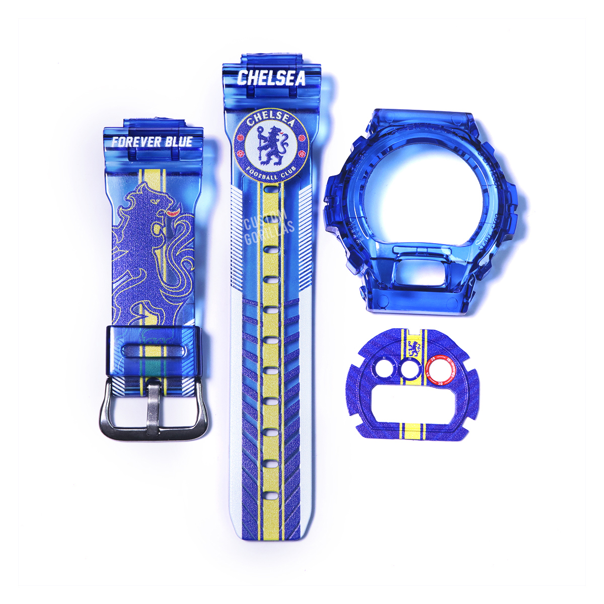 G-SHOCK チェルシー Chelsea FC DW-6900 G-Shock Band & Bezel – Custom Gorillas
