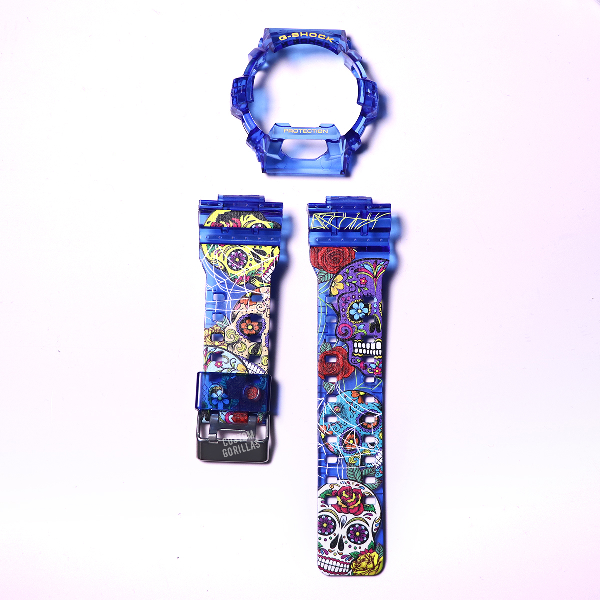 Sugar Skull Ver 2 G-8900 G-Shock Band & Bezel – Custom Gorillas