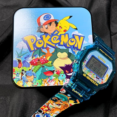 DW-5600 Pokemon Custom Design Casio G-Shock Digital Resin Watch ...