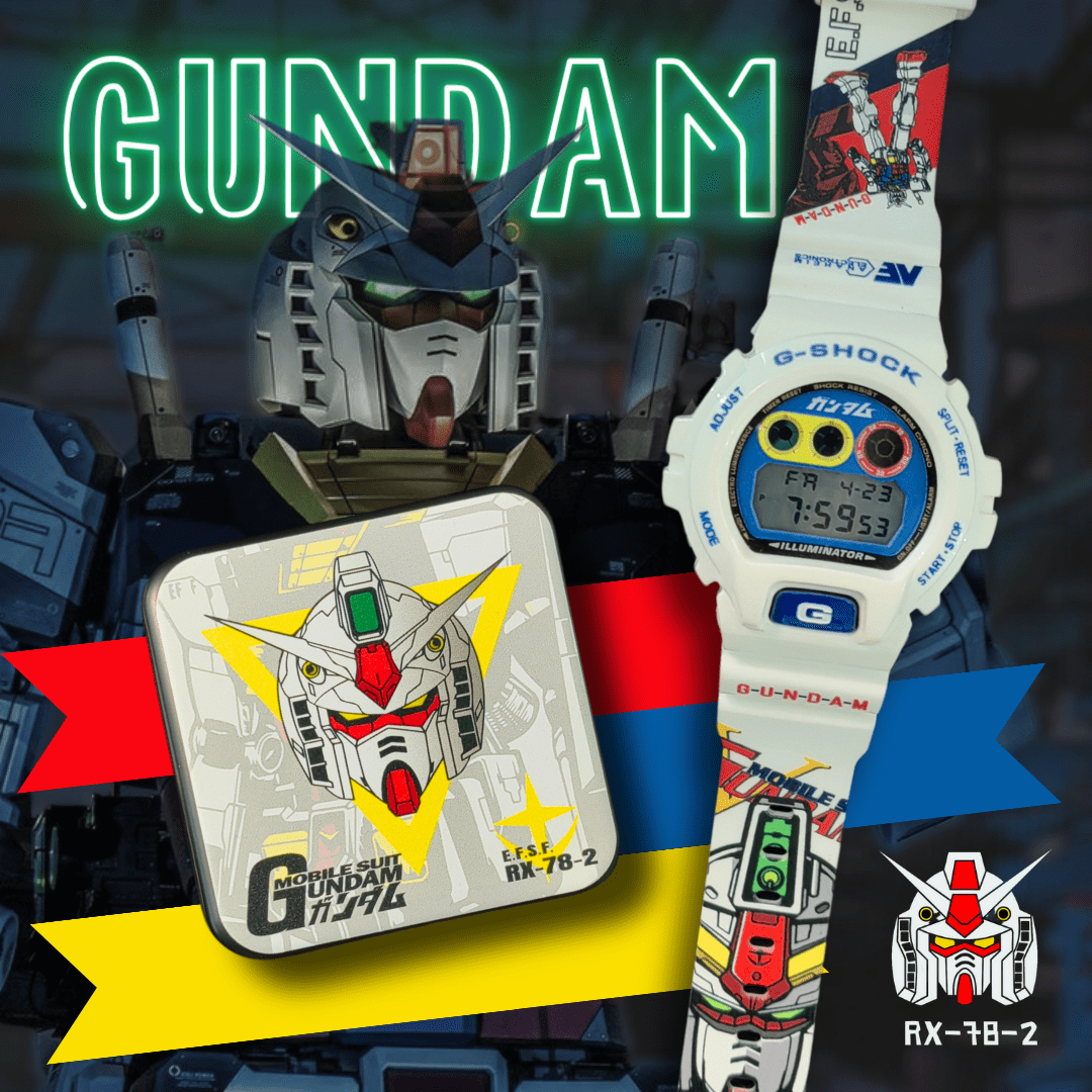 DW-6900 Gundam RX-78-2 Custom Designed Watch – Custom Gorillas