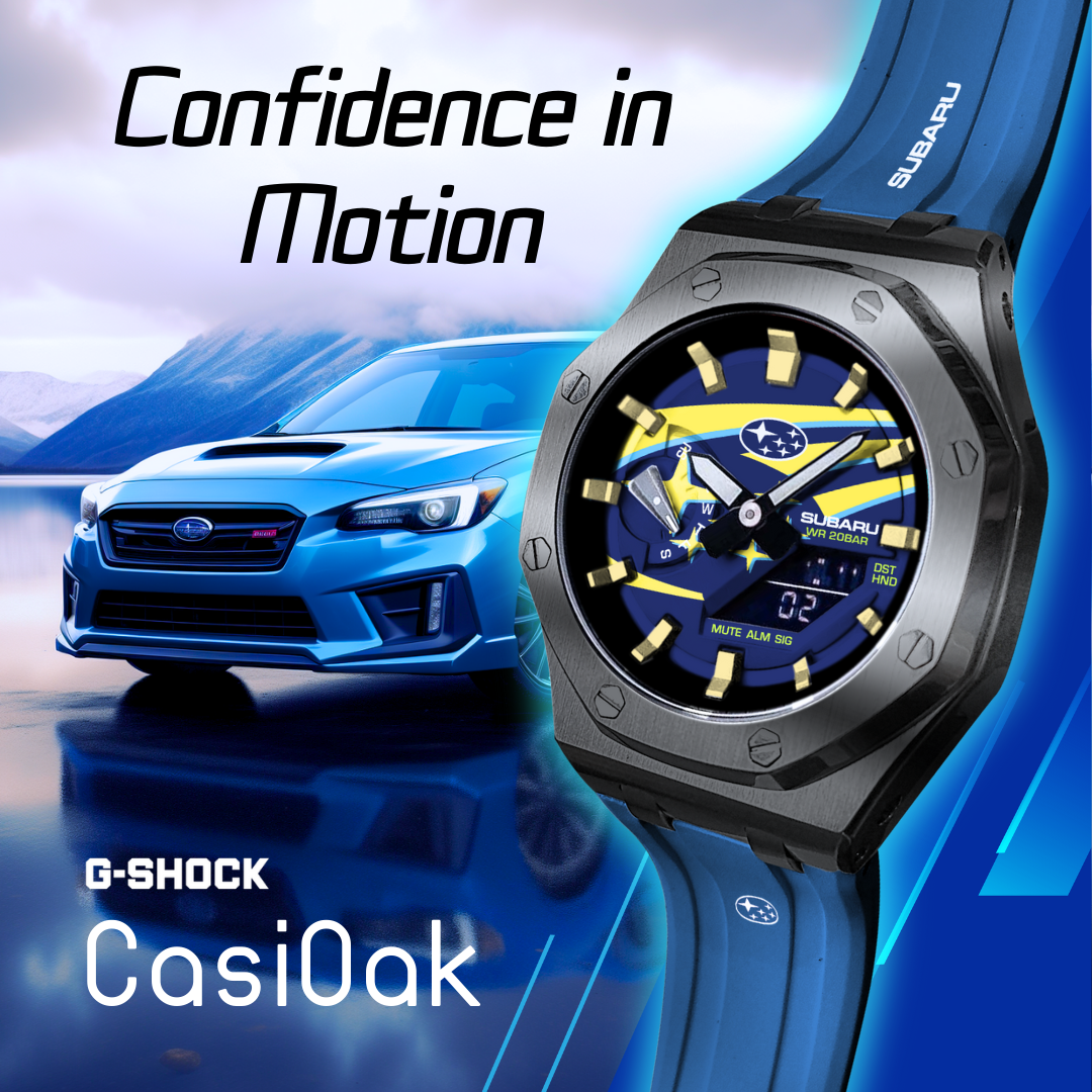 Subaru Custom G-Shock GA-2100 CasiOak Watch – Custom Gorillas