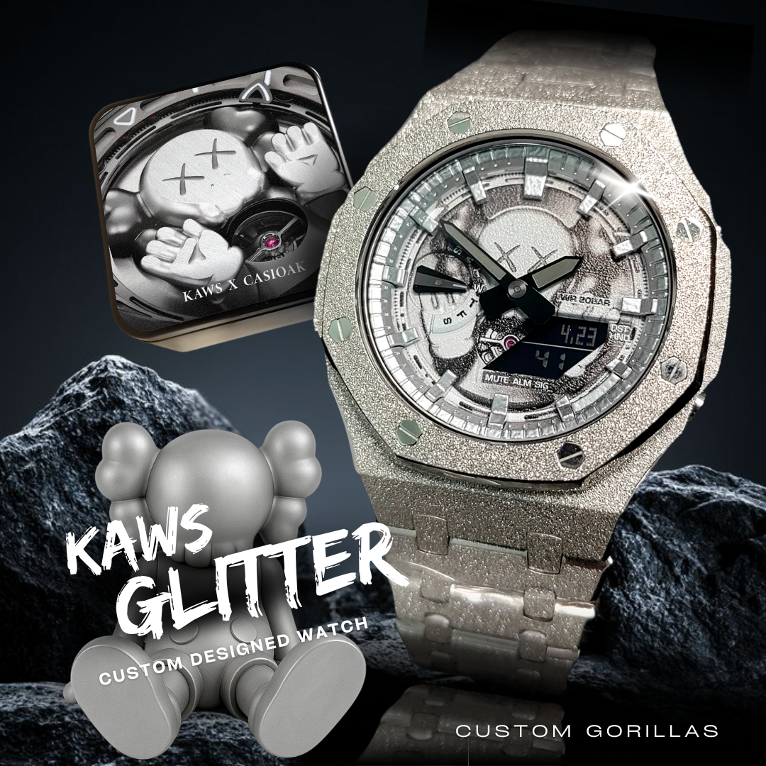 Kaws Glitter Custom G-Shock GA-2100 CasiOak Watch – Custom Gorillas