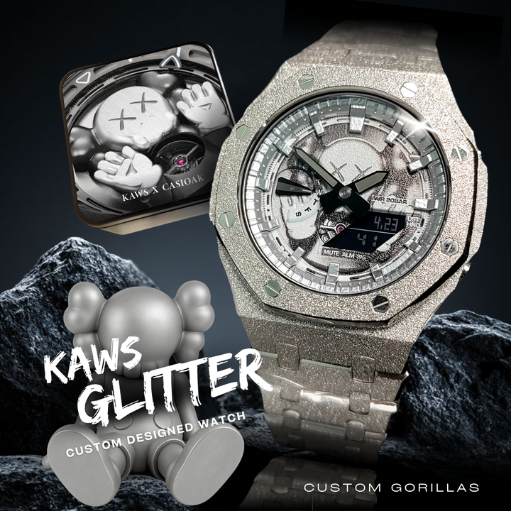 Kaws Glitter Casioak Watch GA-2100 (1)