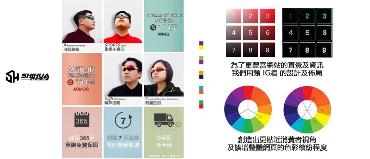 SHIHUA 網頁升級 IG牆設計