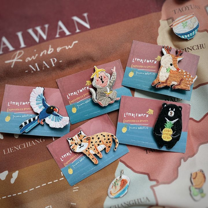 刺繡別針 _ 台灣 