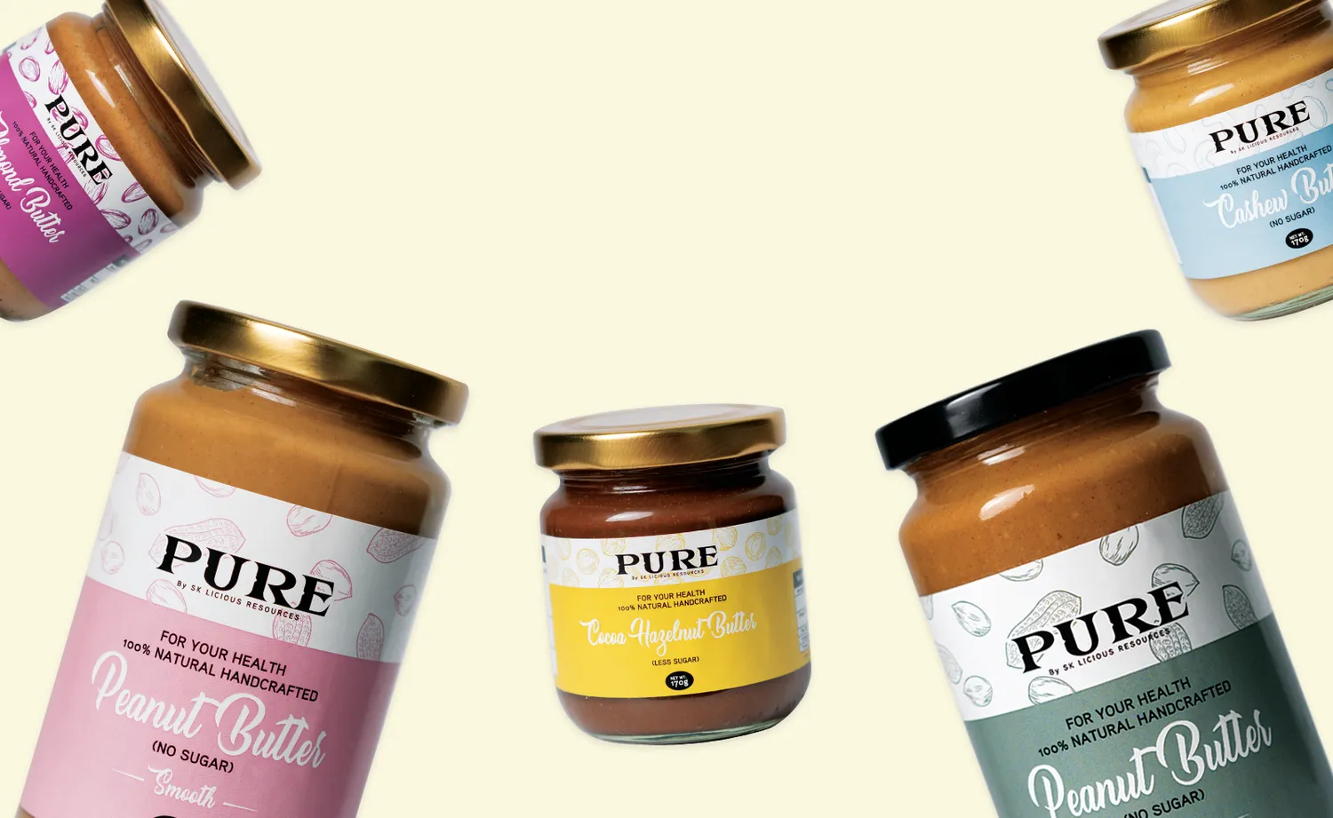 PURE Nut Spreads | 5 FLAVOURS