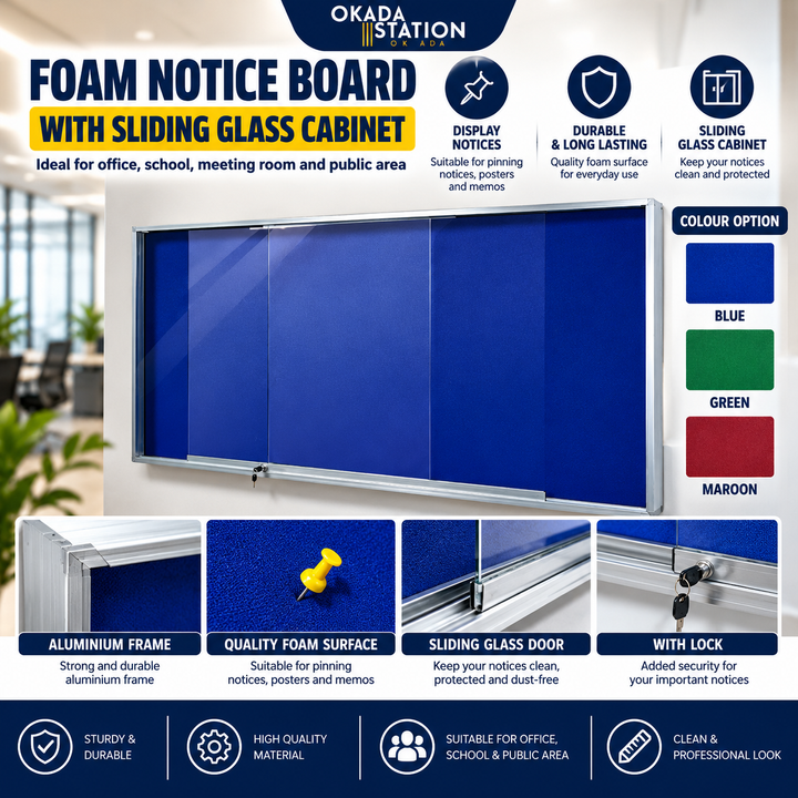 Foam Notice Board Product Showcase