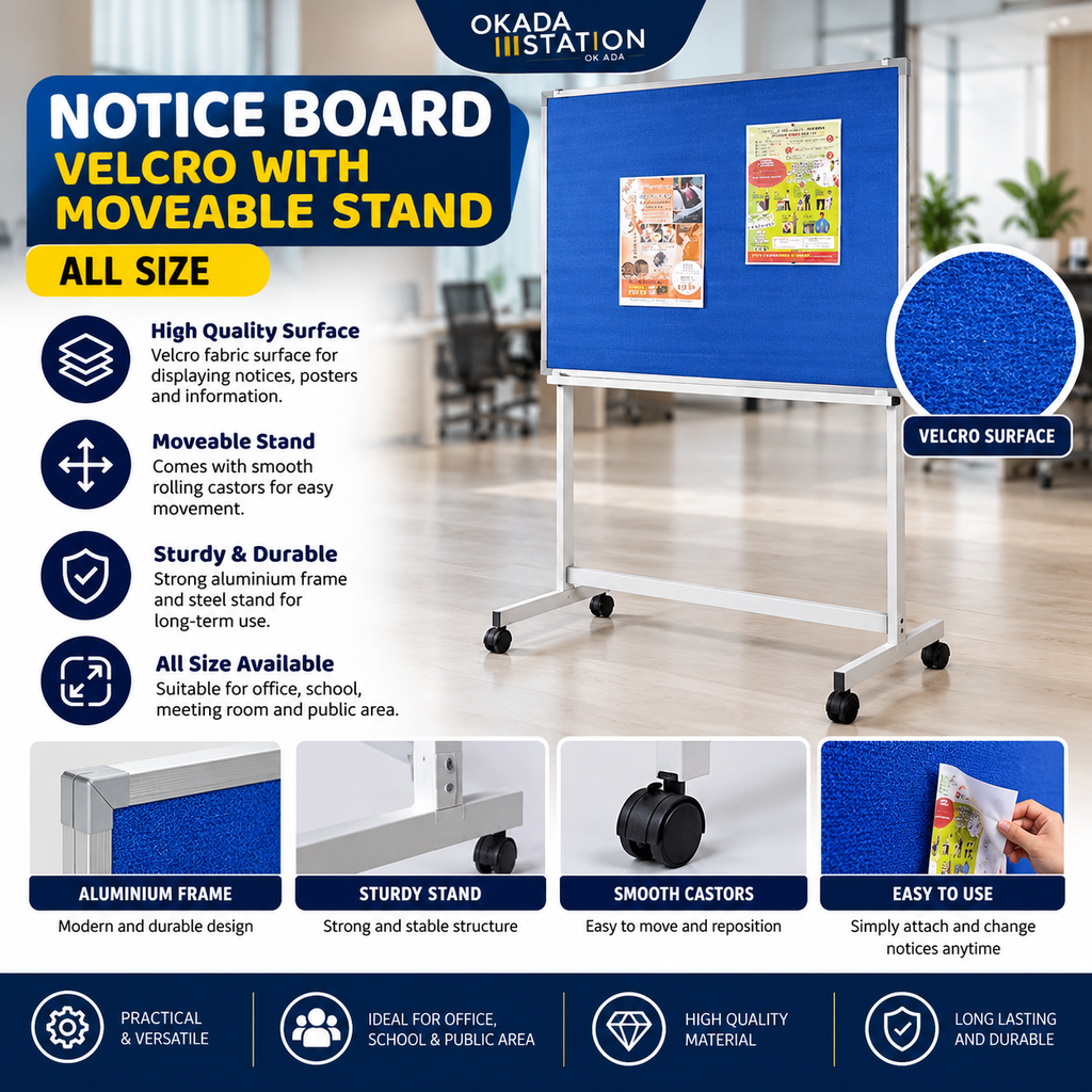 Movable Notice Board Product Showcase