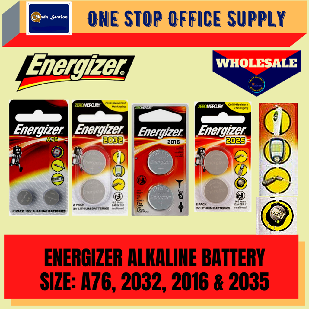 ENERGIZER CR2032, 2025, 2016