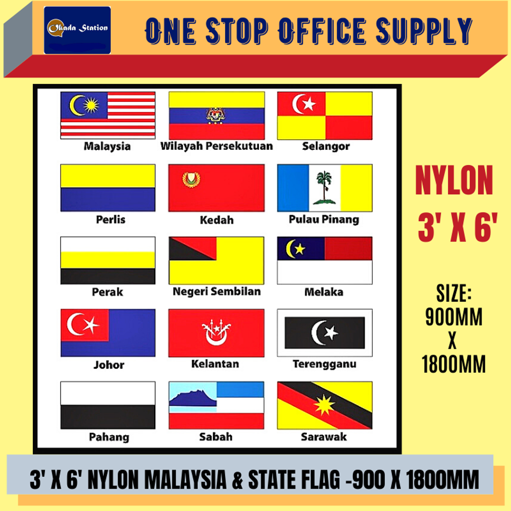Negeri malaysia bendera Lukisan Bendera